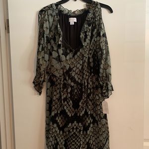 Jessica Simpson snakeskin dress